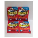 (4) 1988 Donruss Baseball Packs
