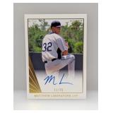 2018 Leaf Draft Gold Matthew Liberatore Auto/25 #1