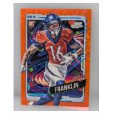 2024 Topps Ch Orange Galaxy Disco 8/10 RC Franklin