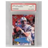 1999 Peyton Manning Collector Edge Odyssey PSA 9
