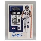 2020 NFL Contender RC Ticket RC Auto Dalton Risner