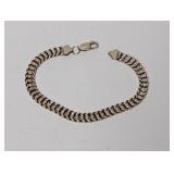 7" .925 Sterling Flat Spine Bracelet