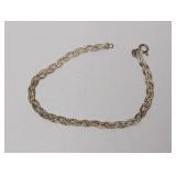 7" .925 Sterling Braided Bracelet