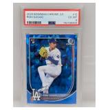 2025 Roki Sasaki Bowman Chrome Sapphire RC PSA 6