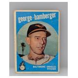 1959 Topps George Bamberger RC-Tuff HN 529 Damaged