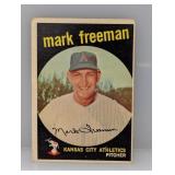 1959 Topps Mark Freeman 532 Corners/Edges/Crease