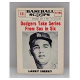 1961 Nu Card Scoop Dodger Take Series from Sox DMG