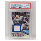 2025 Yamamato Topps Update Relic Blue /150 PSA 8