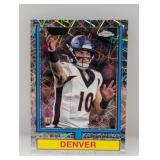 2024 NFL Topps Chrome 1974 Laser Ref RC Bo Nix