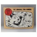 1968 Topps WSG #2 YASTRZEMSKI SMASHES TWO HOMERS
