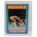 1987 Topps Wrestle Mania 3 Hulk & Giant