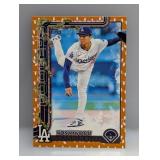 2025 Yoshinobu Yamamoto Topps Holiday Gold Lights