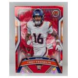 2025 NFL Topps #127 Red 5/5 Troy Franklin RC