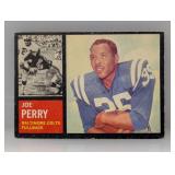 1962 Topps Joe Perry HOF 4 Corners/Edges/Surface