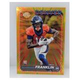 2024 NFL Topps Ch Radiating RCs Gold RC Franklin
