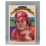 1982 Donruss Diamond Kings Pete Rose #1 Edge