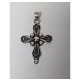 .925 Sterling Cross Pendant