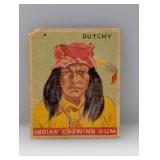 1933 Goudey Gum Dutchy INDIAN GUM SERIES 40 Damage