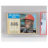 Bob Gibson 1968 Topps All-Star #378 PSA Grade 4