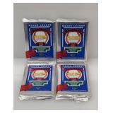 (4) 1989 UD CC Low Series Foil Pack Sealed