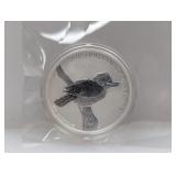 2010 1oz .999 Silv Australian Kookaburra
