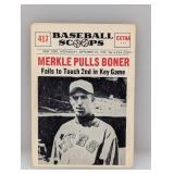 1961 Nu Card Scoops Merkle Boner 417 DMG