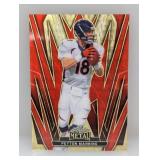 2024 NFL Leaf Metal Red/Gold Vinyl 1/1 Manning