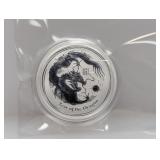 1/2oz .999 Silv Australian Yr of the Dragon