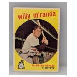 1959 Topps Willie Miranda Tuff HN Corners/Edges