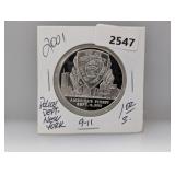 2000 1oz .999 Silv Hologram $1 Eagle