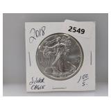 2018 1oz .999 Silv Eagle $1 Dollar