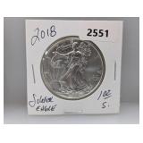 2020 1oz .999 Silv Eagle $1 Dollar