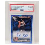 2024 Kjerstad Topps Sapp Ch Auto RC Ref/199 PSA 10