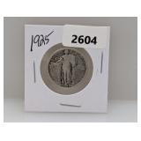 1925 90% Silv Liberty Quarter