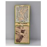 Joe Medwick 1936 Diamond Matchbook Green Cover DMG