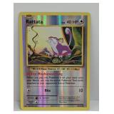 Pokemon 2016 Rattata Reverse Holo 66 LP*