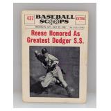 1961 Nu Card Reese Honored Greatest Dodger SS DMG