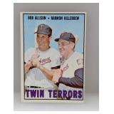 1967 Topps Baseball TWIN TERRORS HOF Corner/Edge