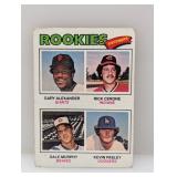 1977 Topps Dale Murphy RC Catchers #476 Damaged