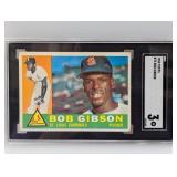 1960 Topps Bob Gibson #73 SGC 3