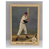 1959 Fleer Ted Willams Spring Injury Corners/Stain