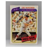 1980 Carl Yastrzemski Topps #720 Corners/Edges