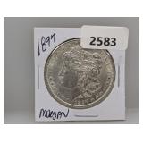 1897 90% Silv Morgan $1 Dollar