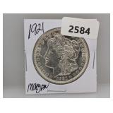 1921 90% Silv Morgan $1 Dollar