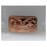 1oz .999 Copper 1 Dollar Bar
