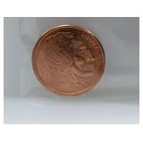 1oz .999 Copper Buffalo Round