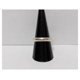 .925 Sterl Silv Wedding Band Sz 9