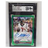 2025 Topps Comp Stroud Chrome Auto Green Ref 5/99