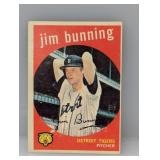 1959 Topps Jim Bunning HOF Corners/Edges/Surface