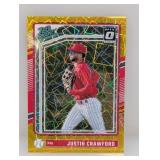2024 Donruss Optic Justin Crawford Gold 5/10